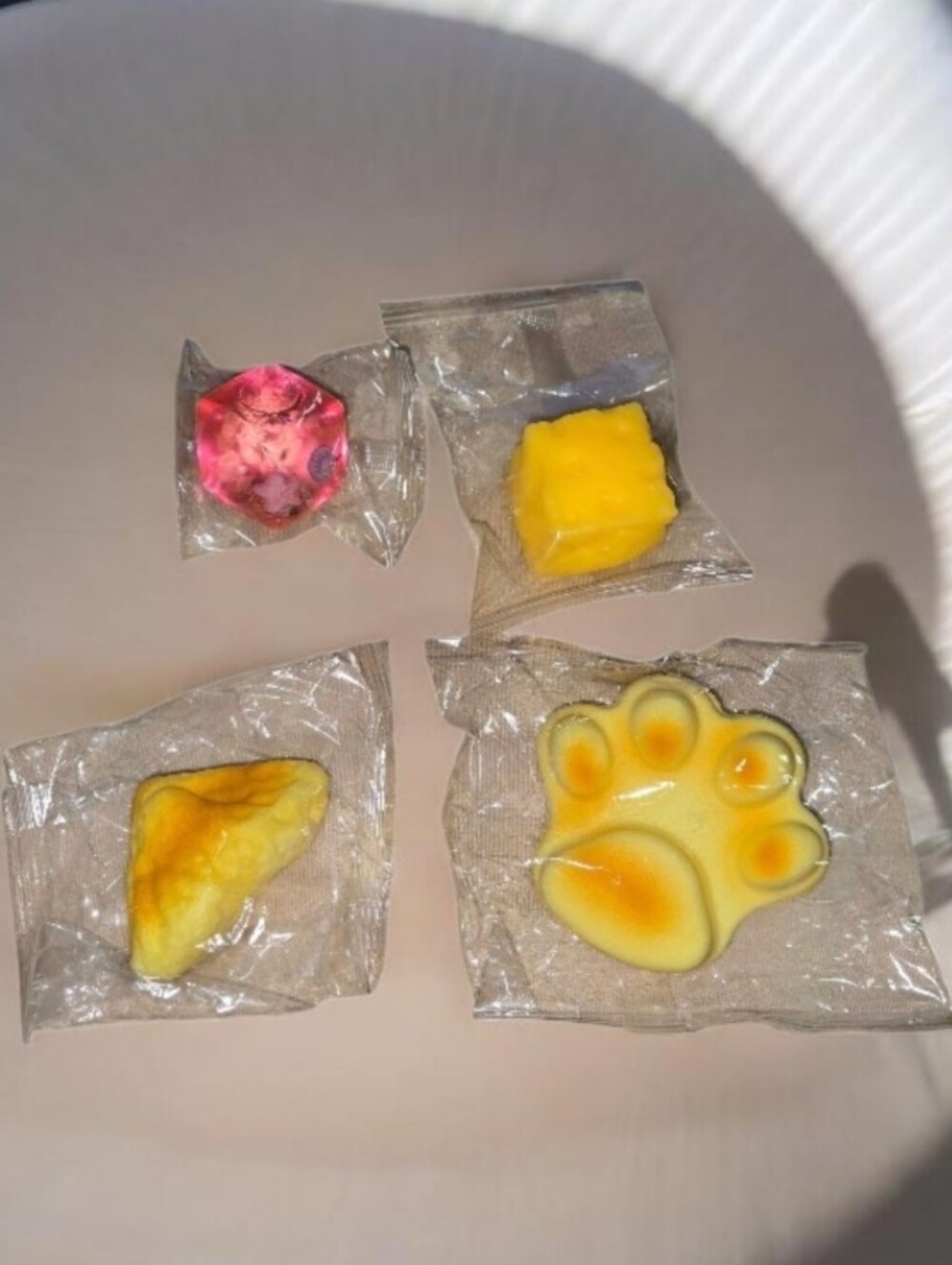 Handmade Yellow Paw & Assorted Small Pet Treats
